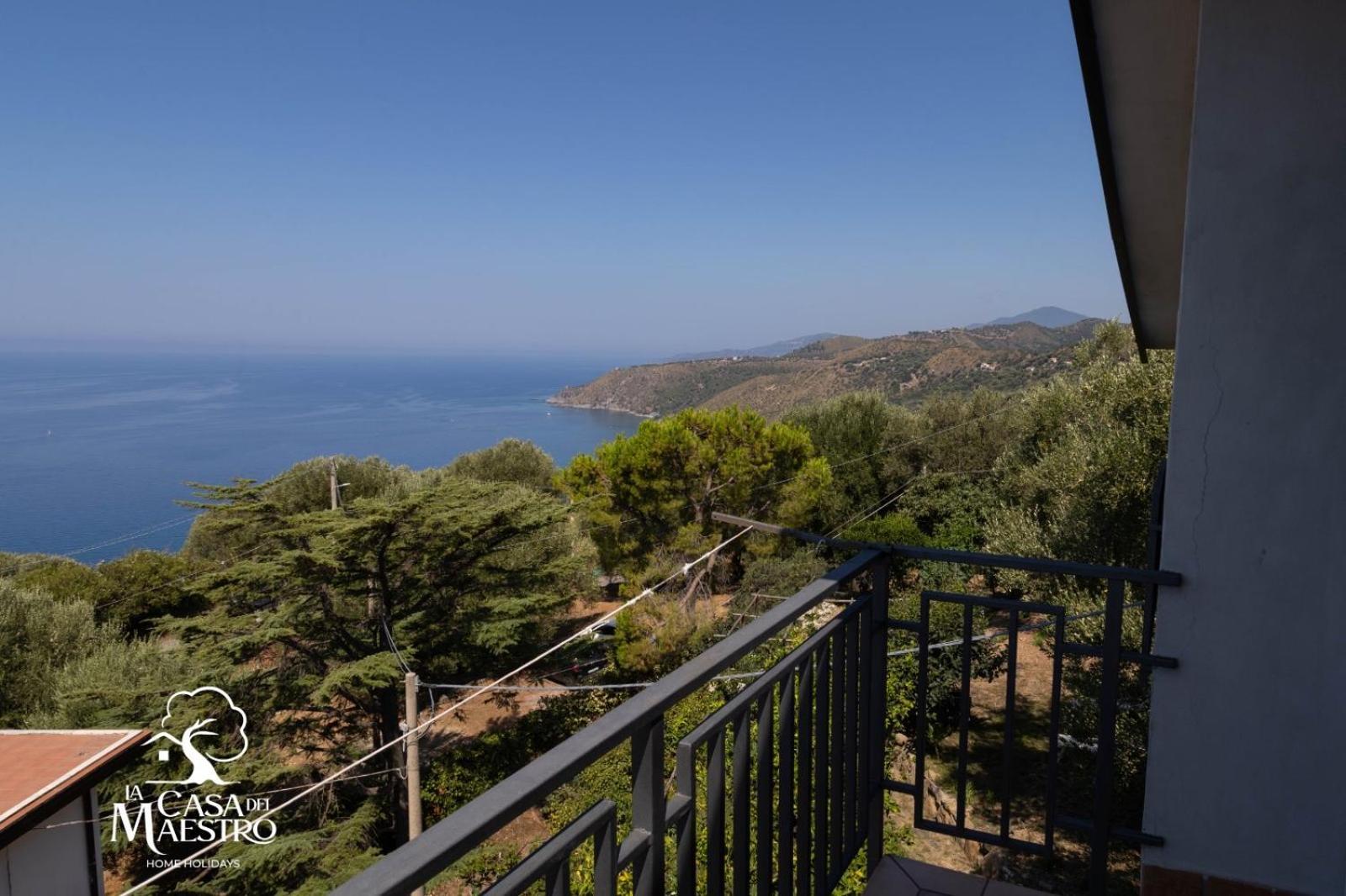La Casa Del Maestro Attico Apartment Pisciotta Luaran gambar